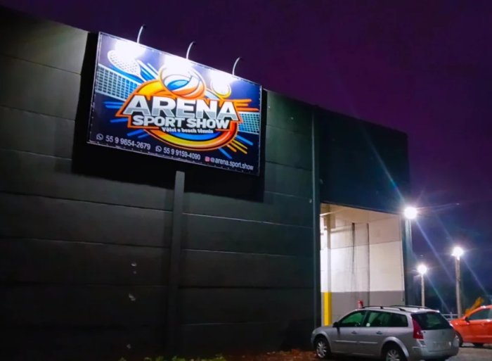 Arena Sport Show - obra entregue pela CM Pré-Moldados