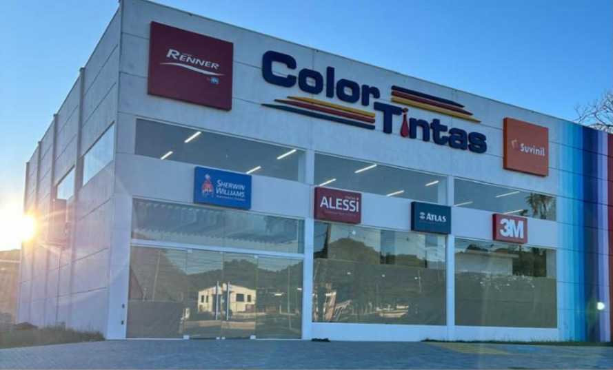 Color Tintas - obra entregue pela CM Pré-Moldados
